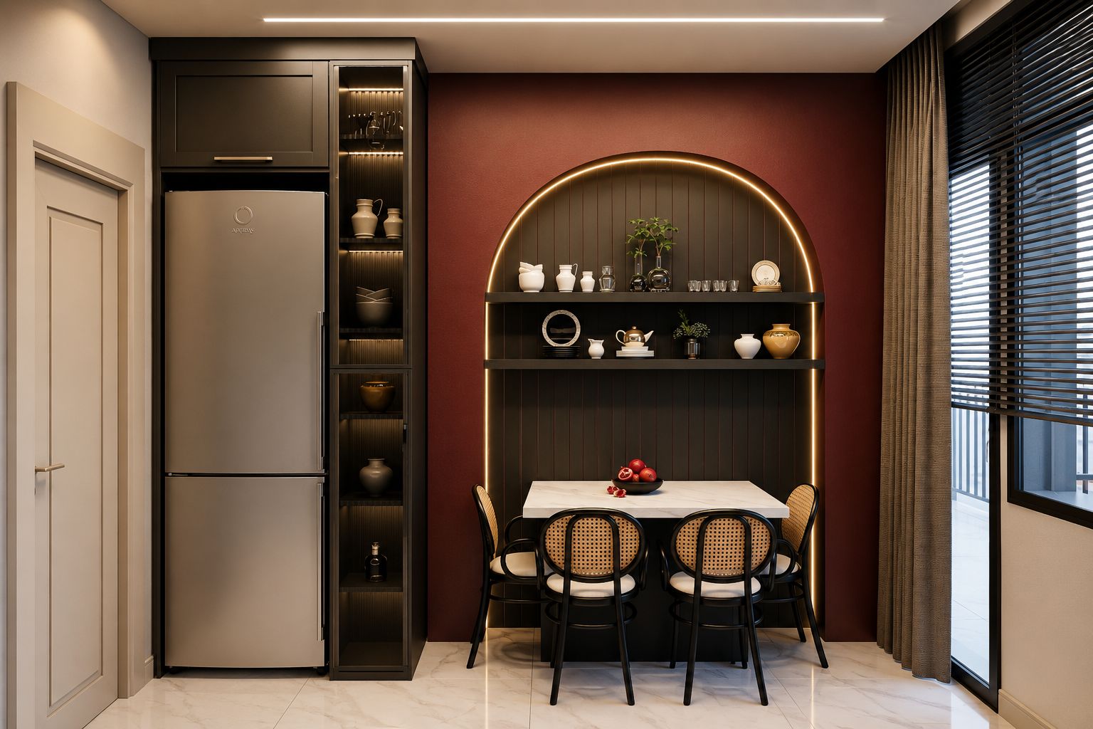 Daire İçi Kat & Yerleşim Planı (Tip B)